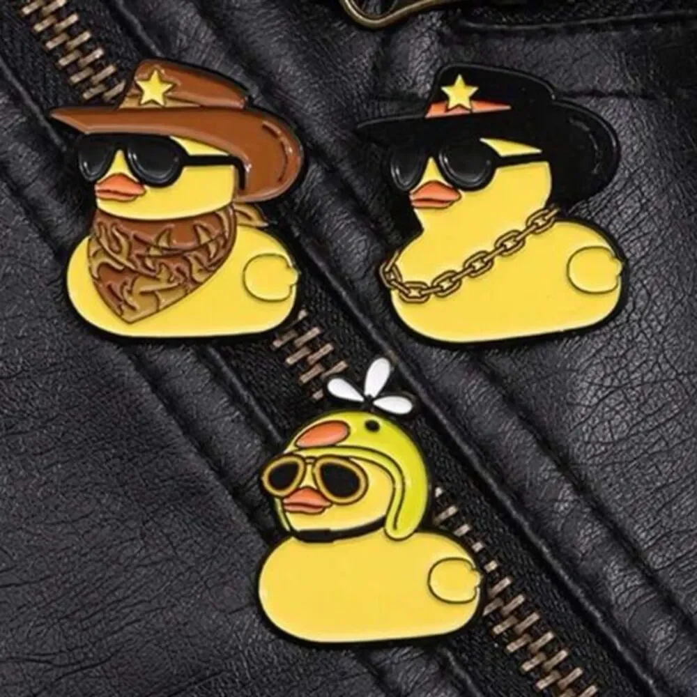 Rubber Duckie Cowboy Sheriff Enamel Pin